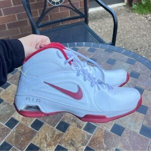 Nike Air Women’s Visi Pro 3 White and Red Size 8.5 Basketball Shoes